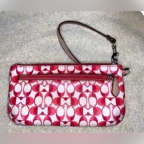 Coach signature Payton Go Go Multi Color wristlet wallet purse clutch bag - Picture 4 of 5